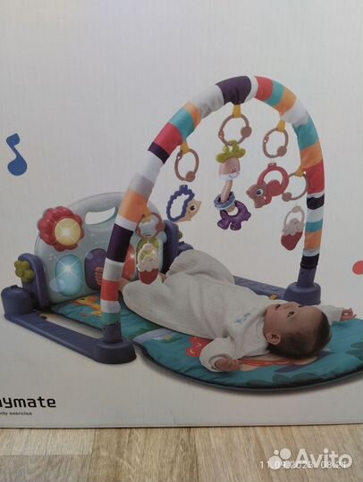 Развивающий коврик с пианино