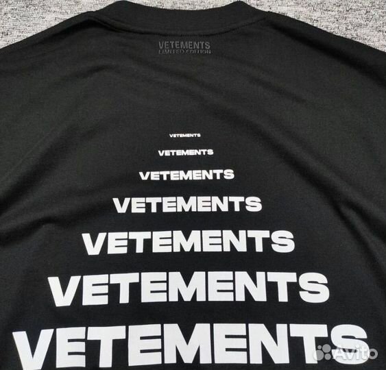 Футболка vetements new