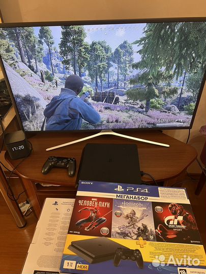 PS4 slim 21 год 1000гб 3ревизия