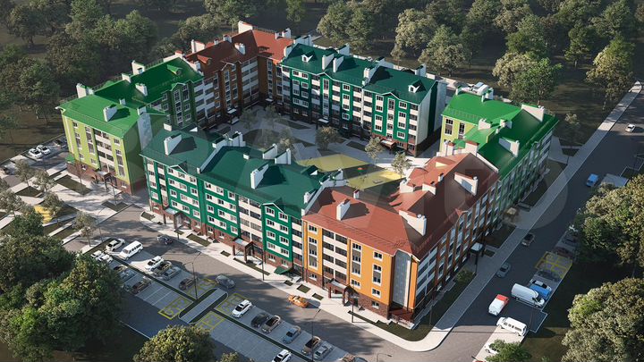 1-к. квартира, 50,3 м², 2/5 эт.