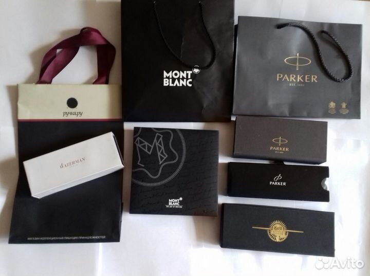 Новая упаковка и футляр Parker Waterman Montblanc