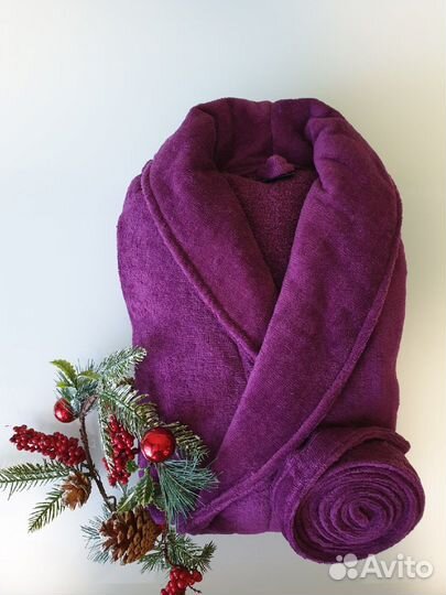 Махровый и бамбуковый халаты