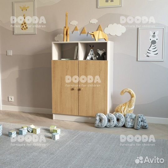 Детский шкаф Lummi c дверками