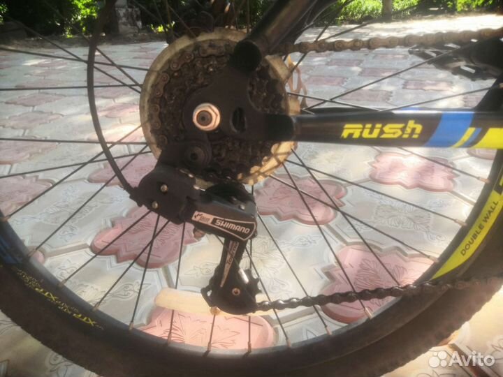 Горный велосипед Rush rf 470 двухподвес