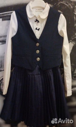 Жилетка-134 Вещи для школы много 122, 128-134