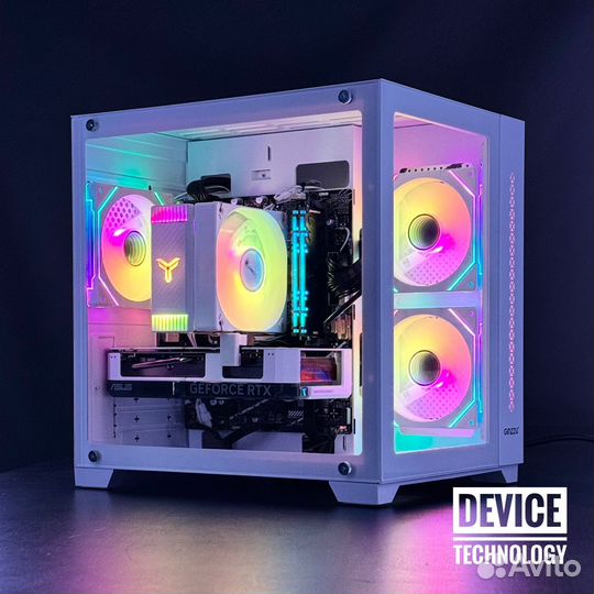Gaming PC White: RTX 4060Ti/ i5-12400F/ 1TB/ NEW