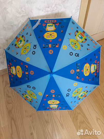 Зонт детский с роботами