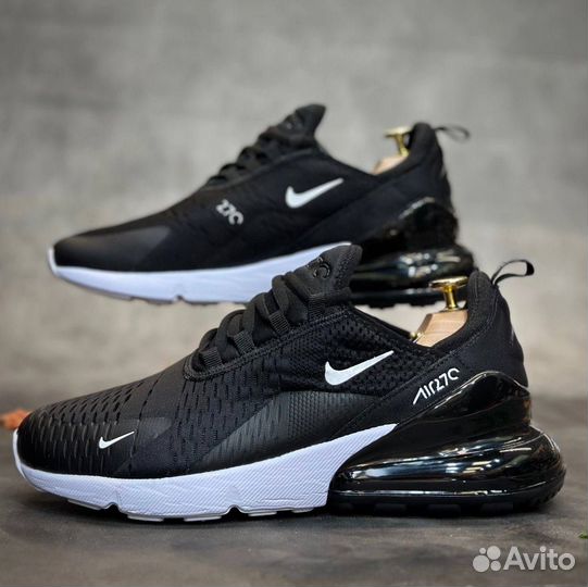 Nike air max 270 черные-бел.подошва разм. 43