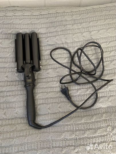 Плойка тройная для волос