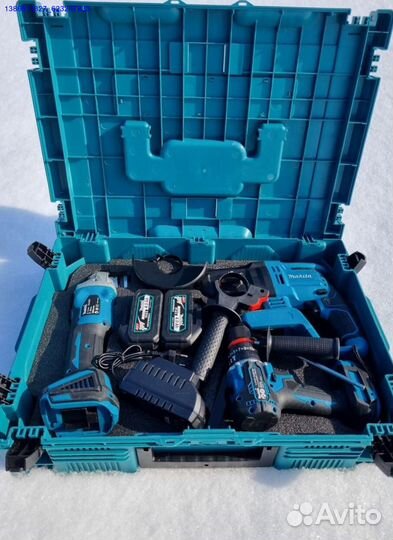 Шуруповерт перфоратор болгарка набор (Арт.66600)