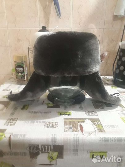 Мужская шапка ушанка