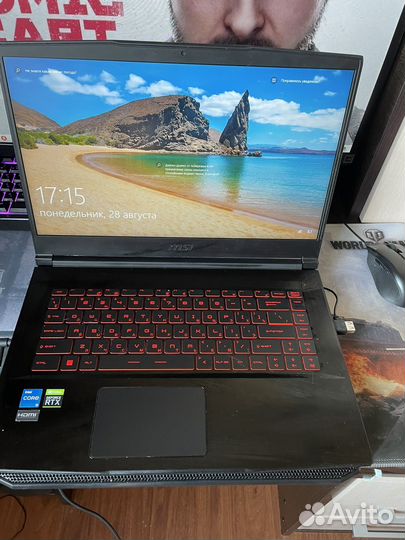 Ноутбук MSI GF6311UC rtx 3050/ обмен