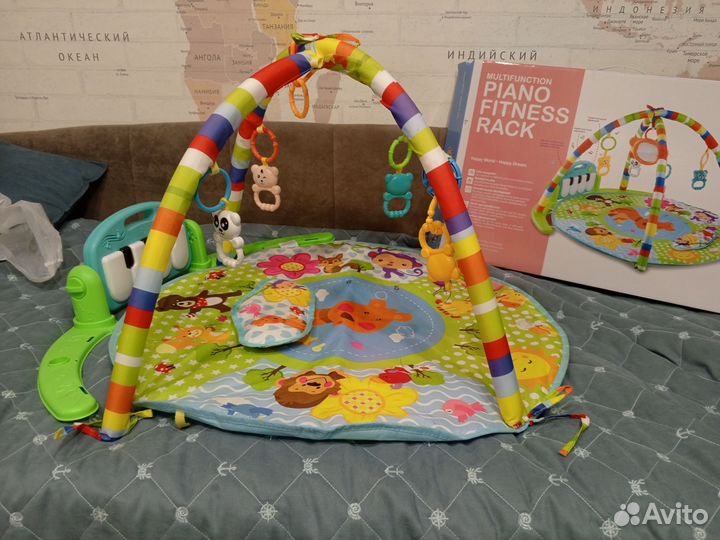 Развивающий коврик с пианино