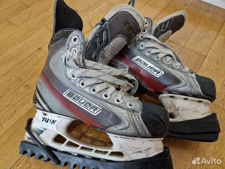 Хоккейные коньки bauer 33-34