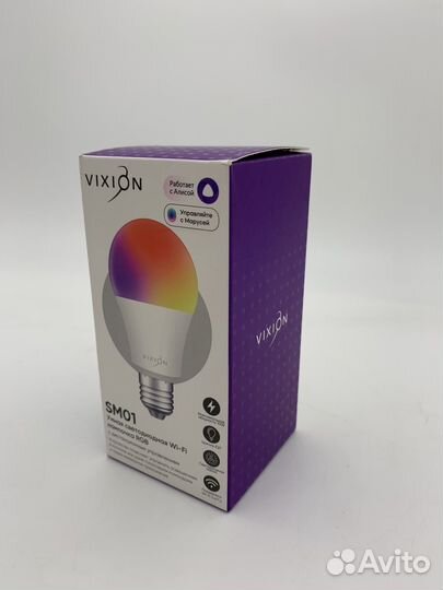 Умная лампочка Vixion SM01 RGB 6500К E27 9Вт