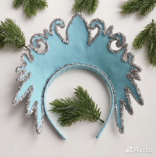 Ободок корона новогодняя.Карнавальный костюм