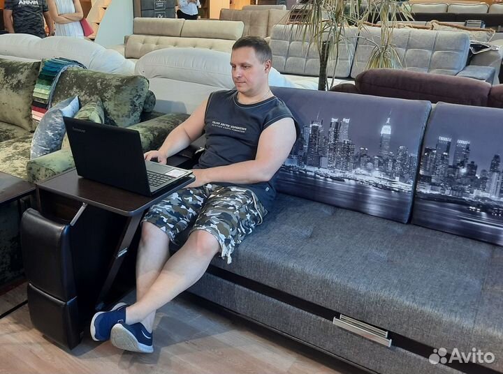 Диван, диван со столиком, прямой диван, Даллас С-3