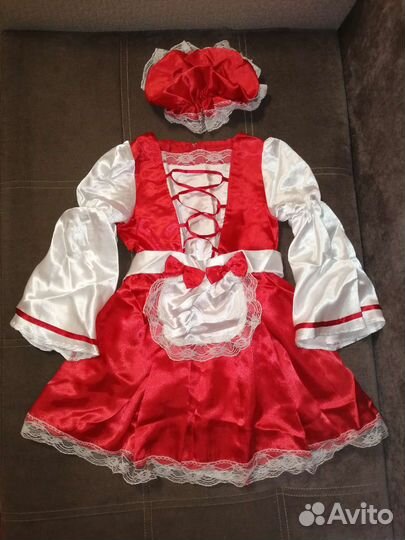 Карнавальный костюм для девочки Красная шапочка