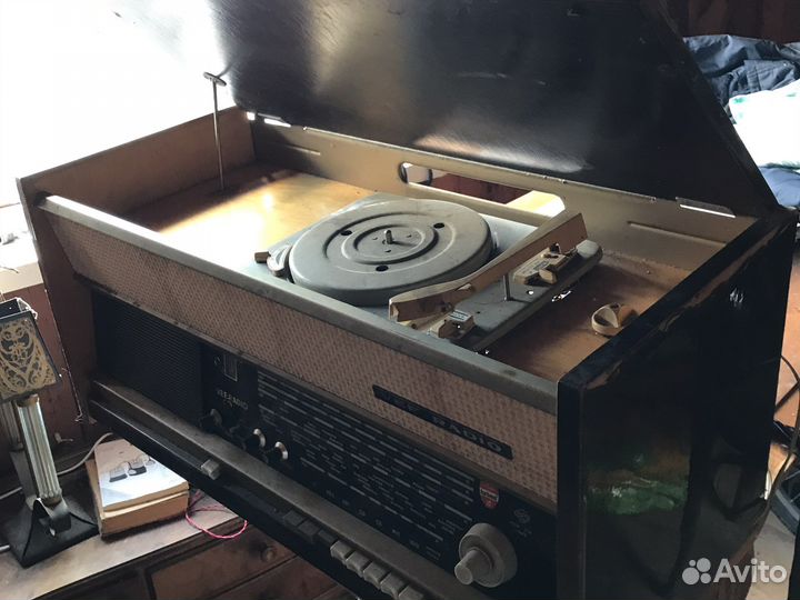 Ламповая радиола vef radio