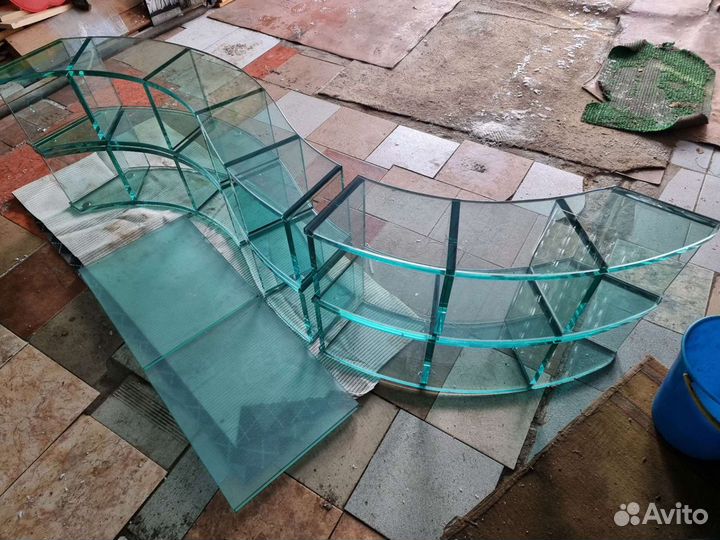 Стеклянные полки для дома