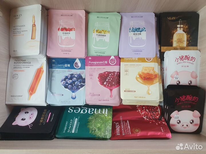 Тканевые маски оптом Лот 1