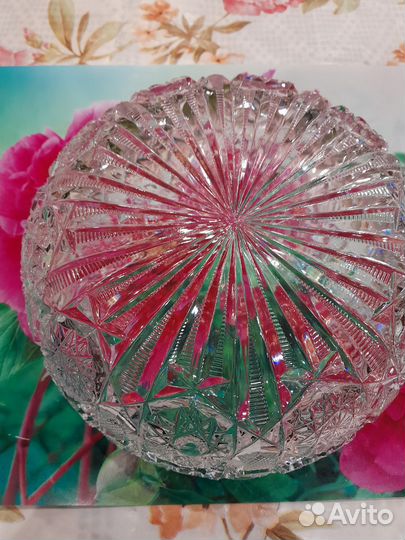 Салатник хрусталь СССР