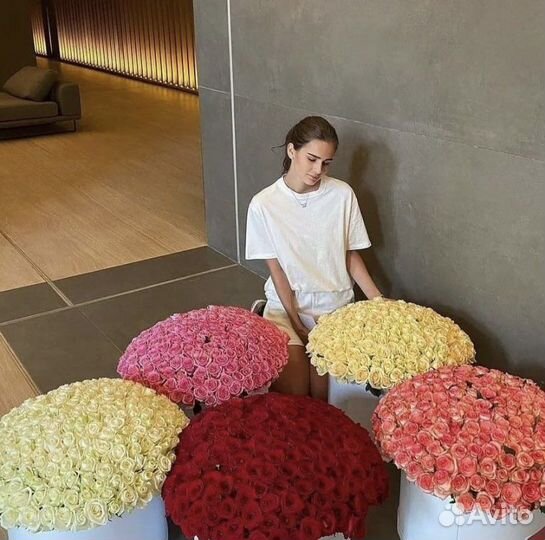 101 роза, 51 роза, 151 роза букет гигант