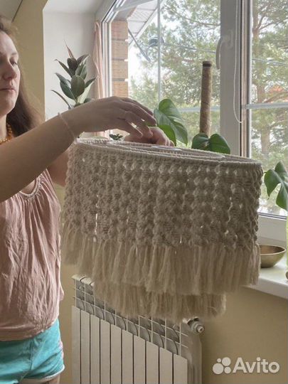Абажур макраме