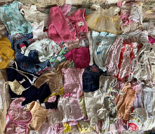 Вещи пакетом на девочку от 0 и до 1 года