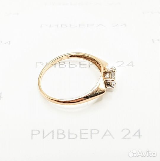 Золотой браслет с фианитами 585 пробы 12,33 грамм