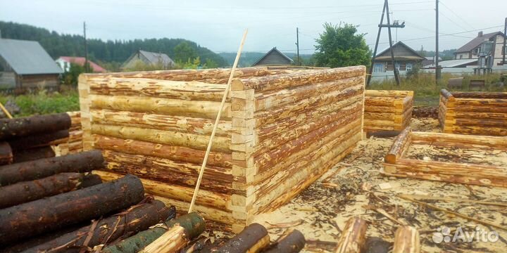 Сруб 6 на 3, 6 на 8