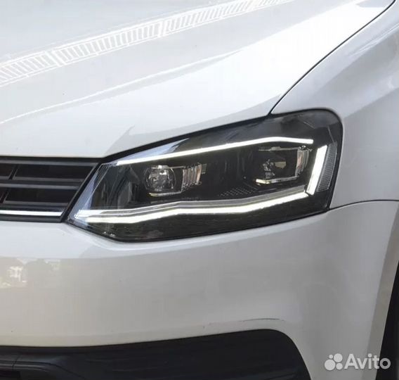 Фары светодиодные Volkswagen Polo 5 Full LED New