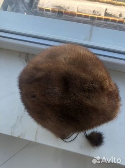 Шапка кепка норковая