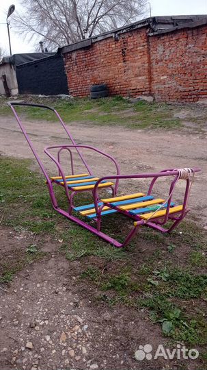 Детские зимние санки