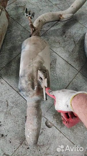 Глушитель Toyota Land Cruiser 200 2uzfe 2008