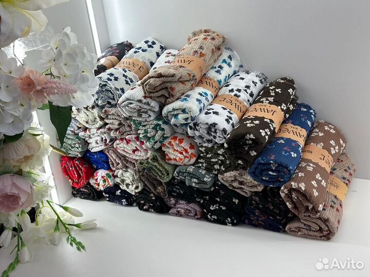 Женские шарфы жатки