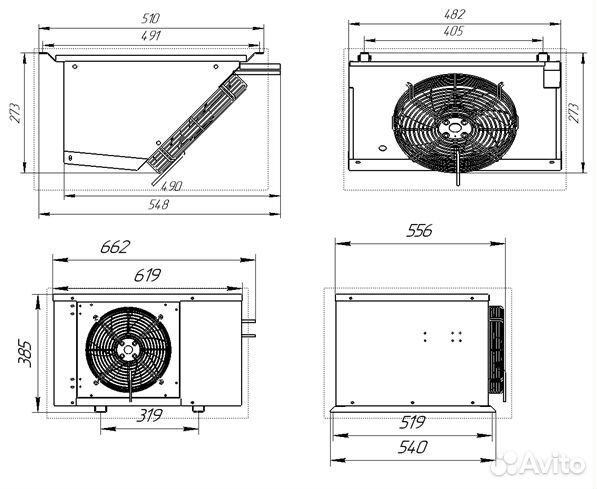 Холодильная сплит-система Intercold мсм 115 FT Evolution с Зимней опцией до -30С