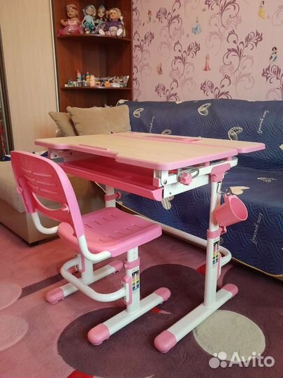 Растущая парта +стул fun desk 