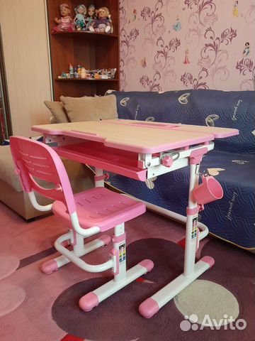 Растущая парта +стул fun desk 