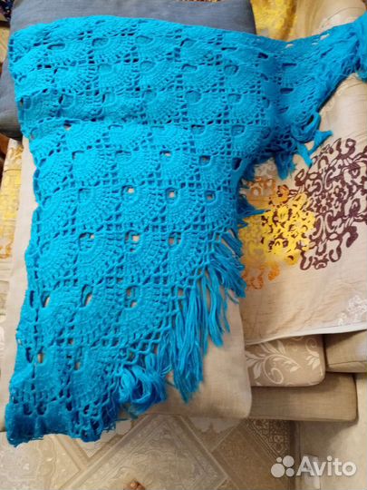 Вязаный платок большой