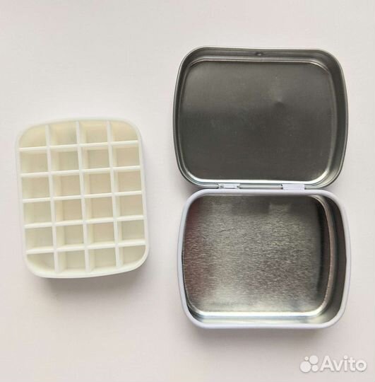 Палитра пенал для акварели, мини, для пленера