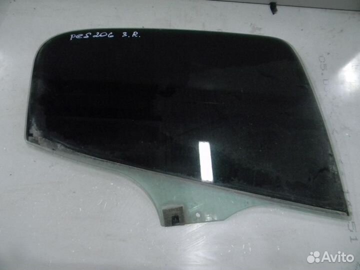 Стекло двери задней правой (седанхэтчбэк) 206