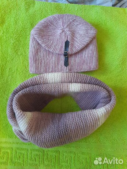 Шапка и снуд женские