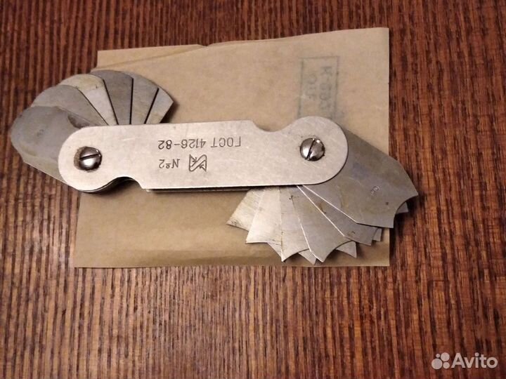 Щупы и радиусные шаблоны СССР