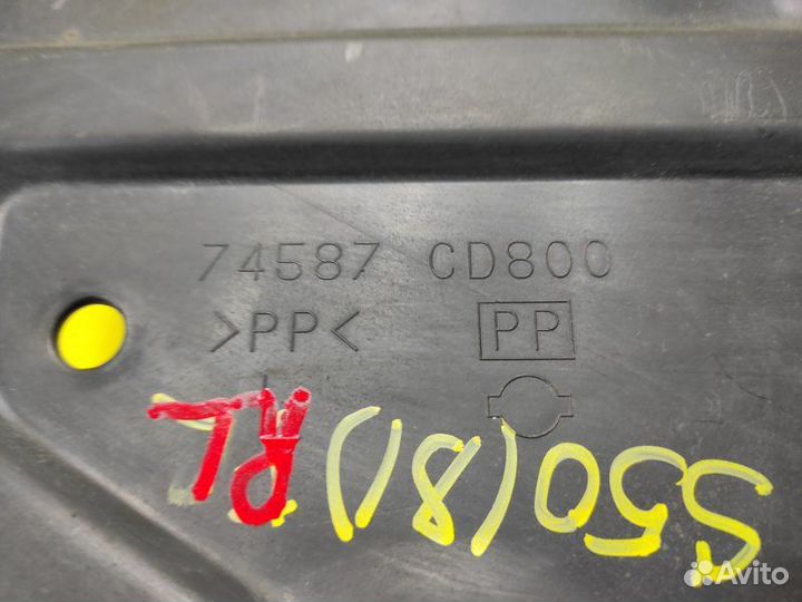 Защита днища кузова задняя левая Infiniti Fx35 S50