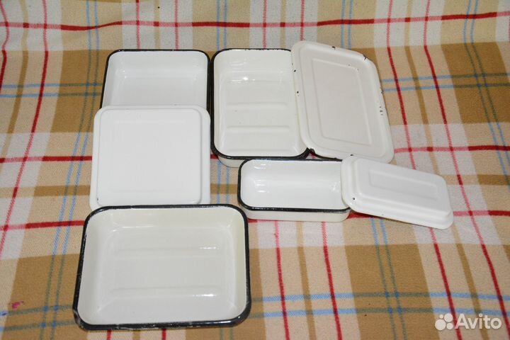 Эмалированные судочки времен СССР