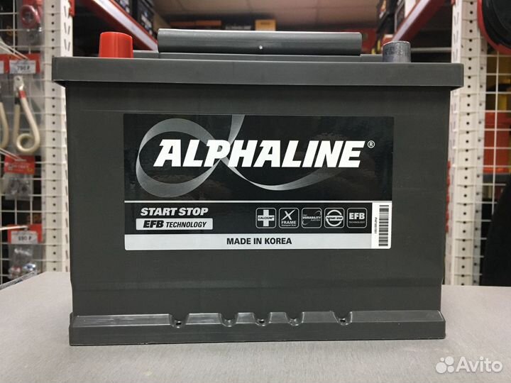 Аккумулятор AlphaLine EFB (алфалайн) 60Ah прямой