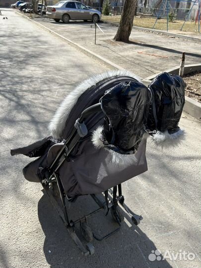 Детские санки коляска бу