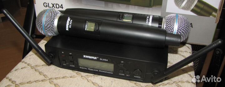 Микрофоны Shure Glxd4 2шт вокальные Pro комплект