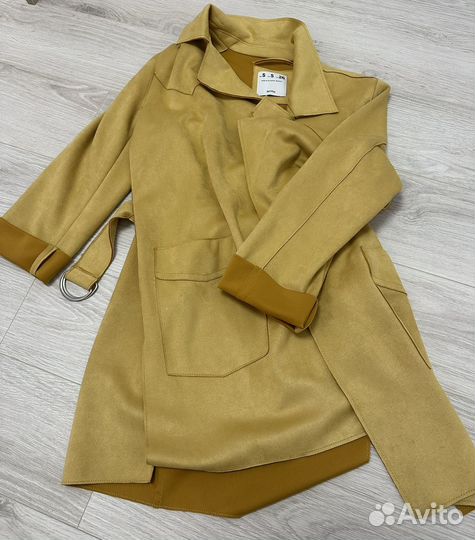 Тренч-кардиган,осень весна (bershka)